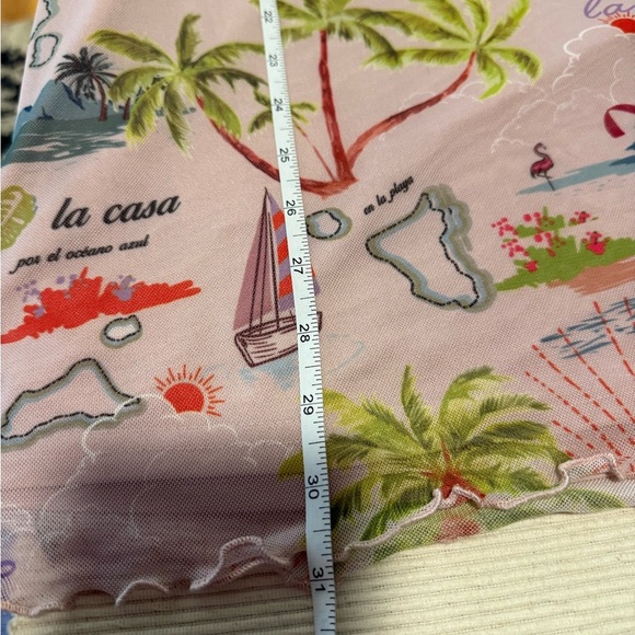 Urban Outfitters Pink Tropical Mini Dress - Picture 7 of 10